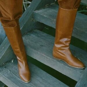 Doen Tall Over-the-Knee Boots in Cognac
